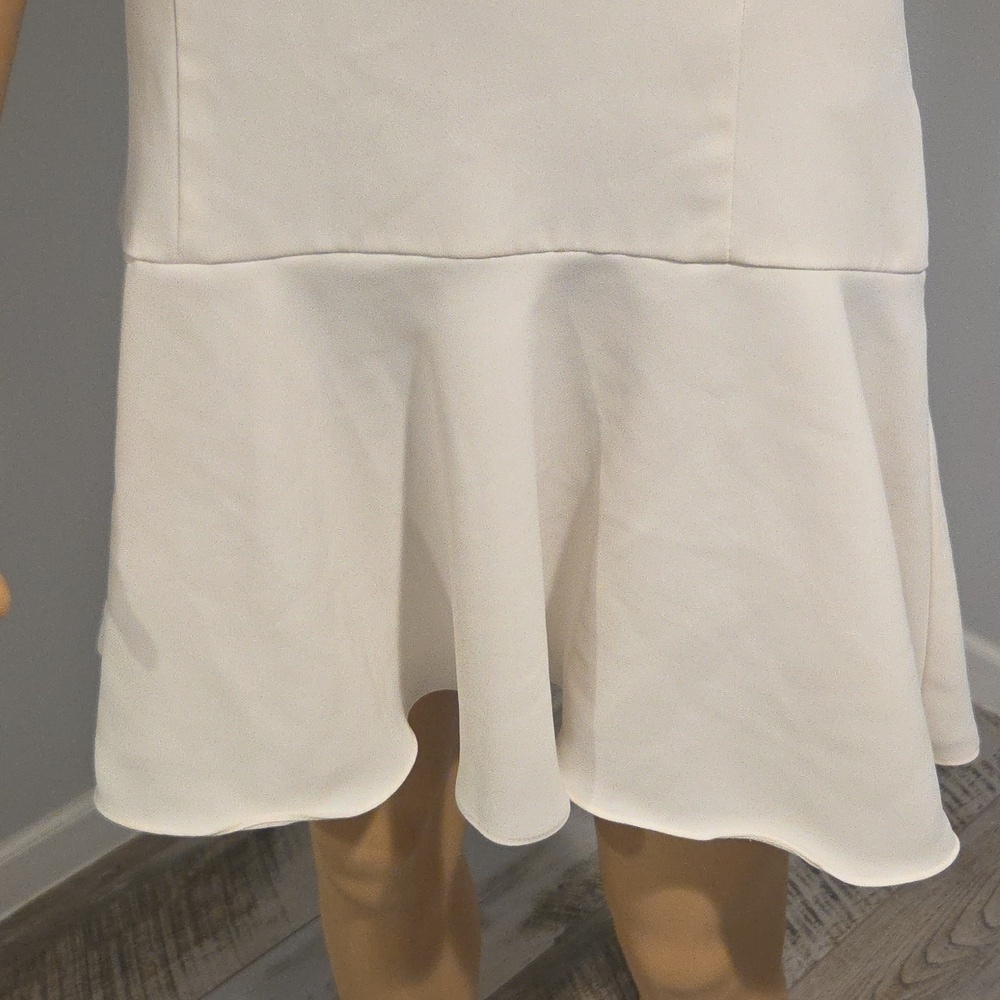 Amanda Uprichard White Flared Mini Dress - Picture 4 of 8